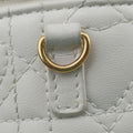 Dioramour Dior Caro Heart Micro Vanity Case White Lambskin 56-MA-0234ディオールアムール ディオール カロ ハート マイクロヴァニティ ホワイト ラムスキン 56-MA-0234
