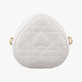 Dioramour Dior Caro Heart Micro Vanity Case White Lambskin 56-MA-0234ディオールアムール ディオール カロ ハート マイクロヴァニティ ホワイト ラムスキン 56-MA-0234