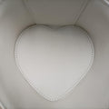 Dioramour Dior Caro Heart Micro Vanity Case White Lambskin 56-MA-0234ディオールアムール ディオール カロ ハート マイクロヴァニティ ホワイト ラムスキン 56-MA-0234