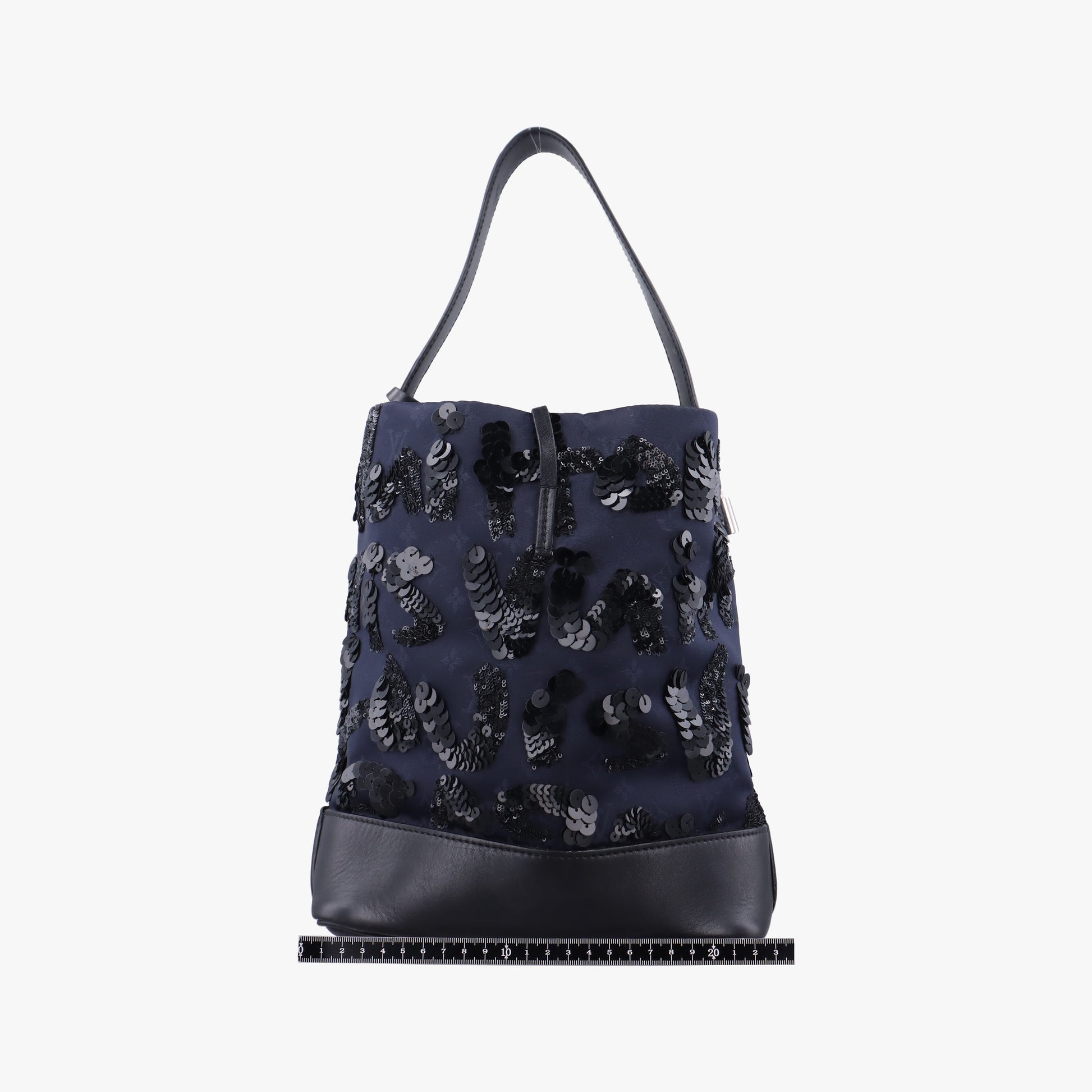 Spotlight PM Midnight Blue Monogram Satin × Sequins × Leather M94601 CA0164スポットライトPM ミッドナイトブルー モノグラム サテン × スパンコール × レザー M94601 CA0164