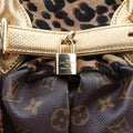 Secondhand Louis Vuitton Leopard steamer bag Brown x Multi Monogram Canvas x ponyhair  shoulderbag | stylenewstar