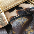 Secondhand Louis Vuitton Leopard steamer bag Brown x Multi Monogram Canvas x ponyhair  shoulderbag | stylenewstar