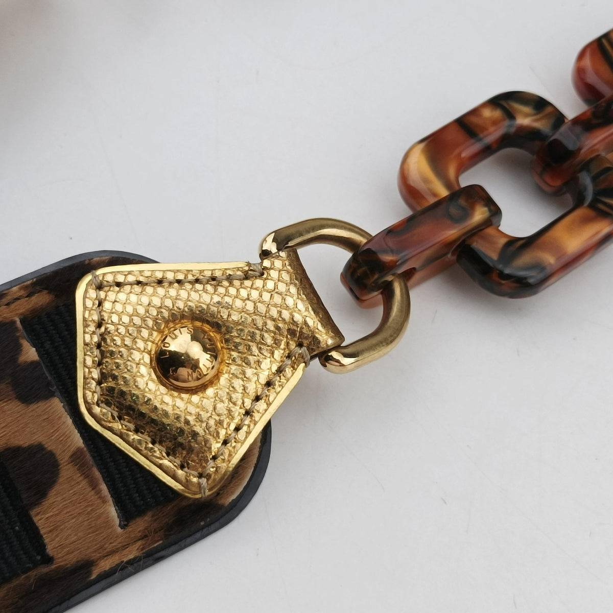 Secondhand Louis Vuitton Leopard steamer bag Brown x Multi Monogram Canvas x ponyhair  shoulderbag | stylenewstar