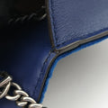 Pre-owned Gucci Dionysus Blue velour 476432 shoulderbag | stylenewstar