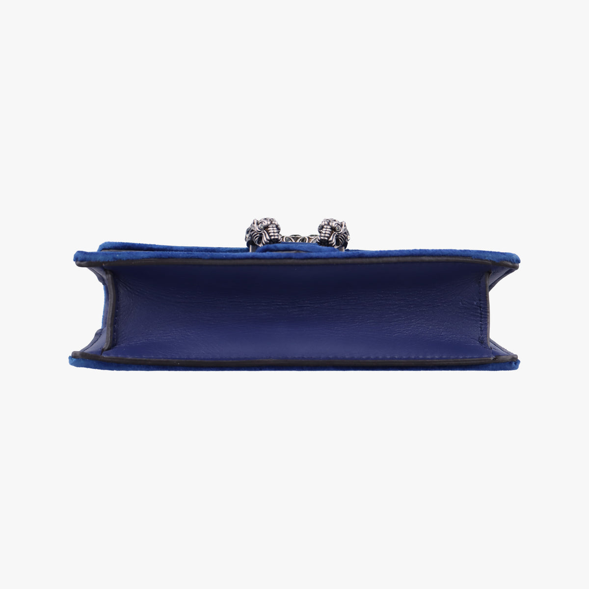 Pre-owned Gucci Dionysus Blue velour 476432 shoulderbag | stylenewstar