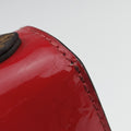 Pre-owned Louis Vuitton Spring street PM Scarlet Red Vernis×Leather×Monogram Canvas M90505 shoulderbag | stylenewstar