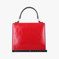 Pre-owned Louis Vuitton Spring street PM Scarlet Red Vernis×Leather×Monogram Canvas M90505 shoulderbag | stylenewstar
