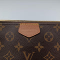 MULTI POCHETTE ACCESSOIRES MARRON×ROSE CLAIRE Monogram Canvas M44840 IC Chipミュルティポシェットアクセソワール マロン×ローズ クレール モノグラムキャンバス M44840 ICチップ