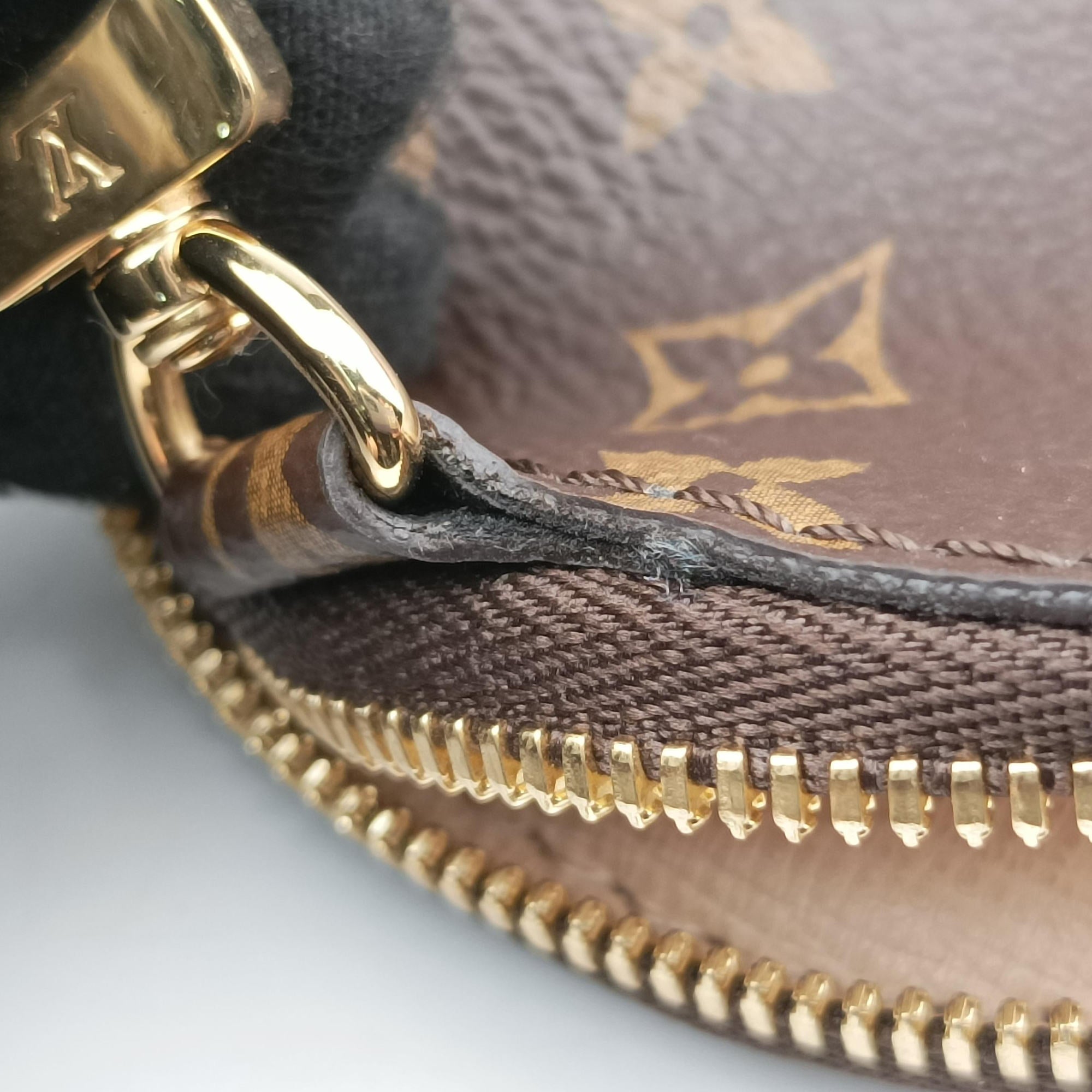 MULTI POCHETTE ACCESSOIRES MARRON×ROSE CLAIRE Monogram Canvas M44840 IC Chipミュルティポシェットアクセソワール マロン×ローズ クレール モノグラムキャンバス M44840 ICチップ