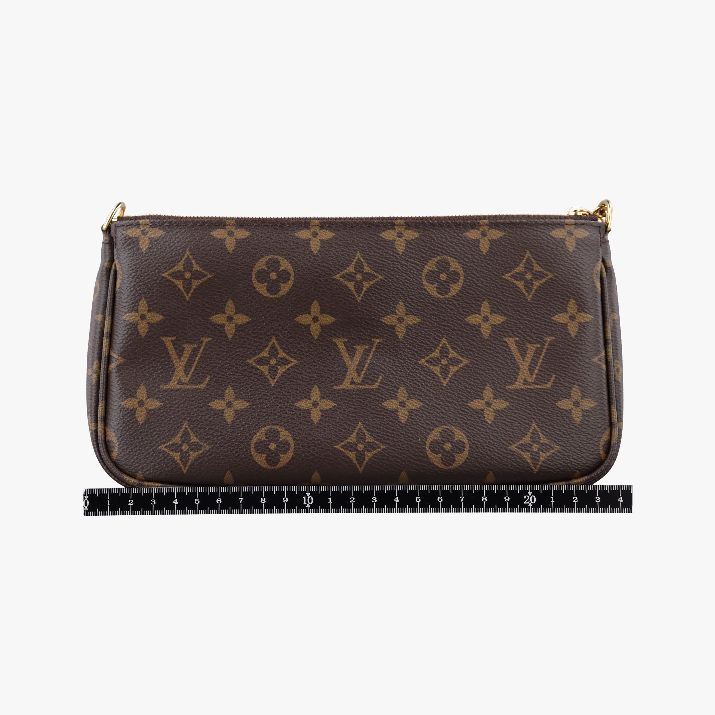 MULTI POCHETTE ACCESSOIRES MARRON×ROSE CLAIRE Monogram Canvas M44840 IC Chipミュルティポシェットアクセソワール マロン×ローズ クレール モノグラムキャンバス M44840 ICチップ