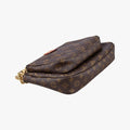 MULTI POCHETTE ACCESSOIRES MARRON×ROSE CLAIRE Monogram Canvas M44840 IC Chipミュルティポシェットアクセソワール マロン×ローズ クレール モノグラムキャンバス M44840 ICチップ