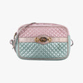 Trapuntata Camera Zumi pink×green×multi Leather 541061 B025976597トラプンタータ カメラ ラミネート ピンク×グリーン×マルチ レザー 541061 B025976597
