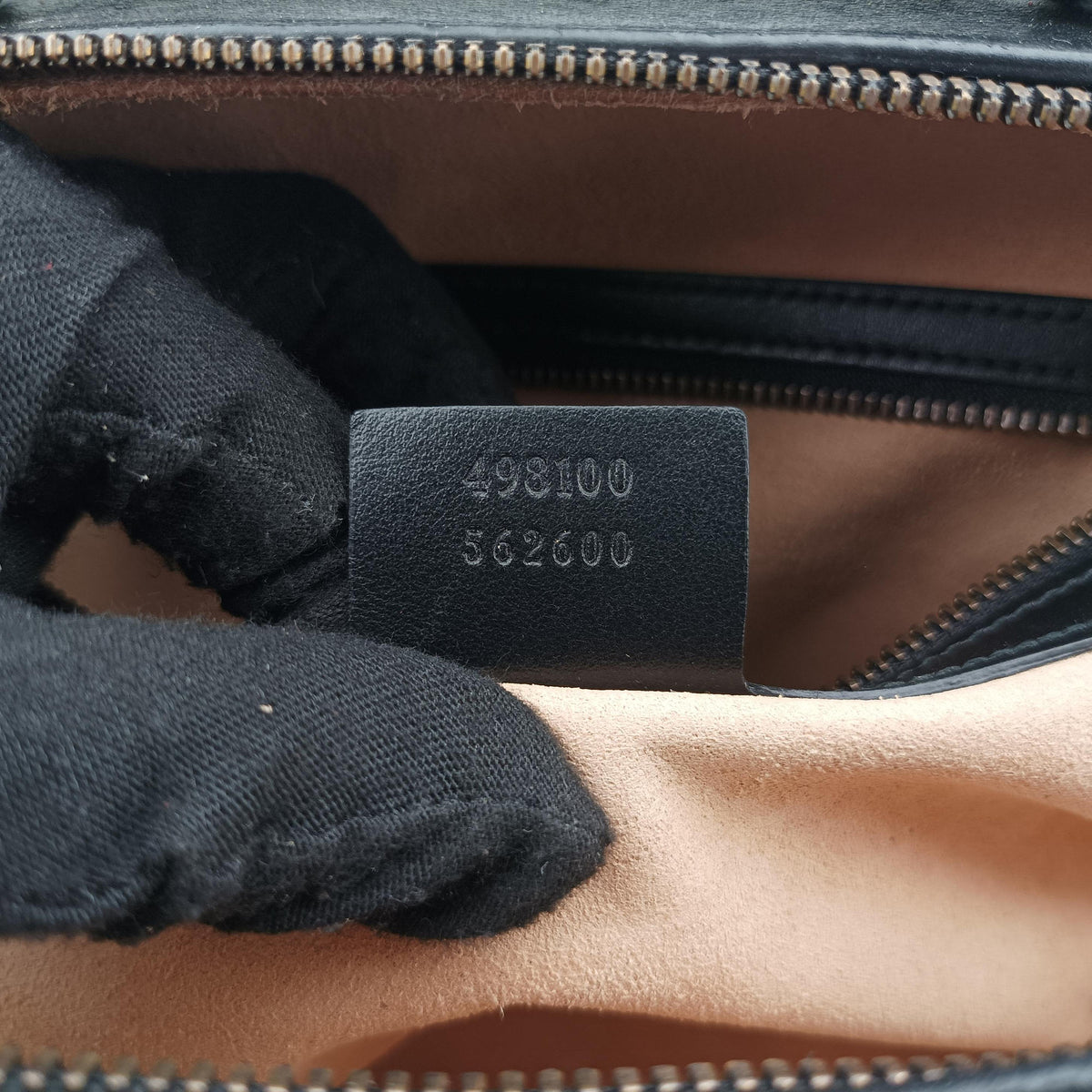 Vintage Gucci GG Marmont Black Leather 498100 shoulderbag | stylenewstar