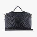 Vintage Gucci GG Marmont Black Leather 498100 shoulderbag | stylenewstar
