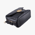 Vintage Gucci GG Marmont Black Leather 498100 shoulderbag | stylenewstar