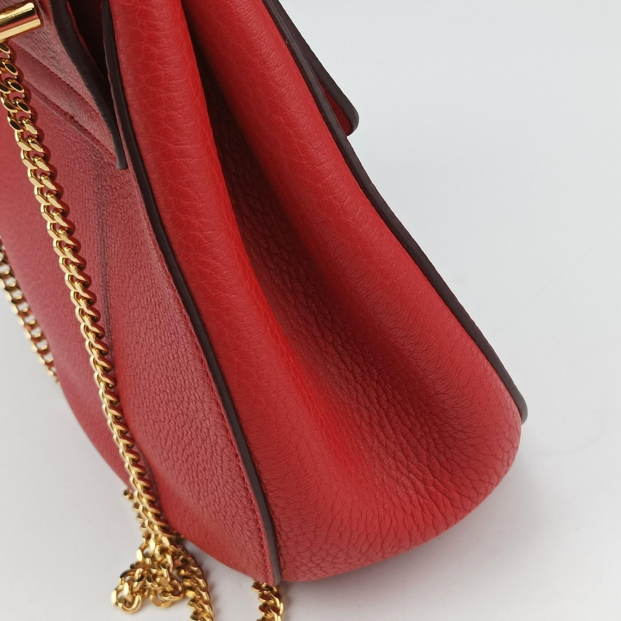 DREW Red Leather 04155665-20ドリュー レッド レザー 04155665-20