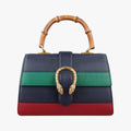 Dionysus Navy×green×red Leather 448075 A022030574ディオニュソス ネイビー×グリーン×レッド レザー 448075 A022030574