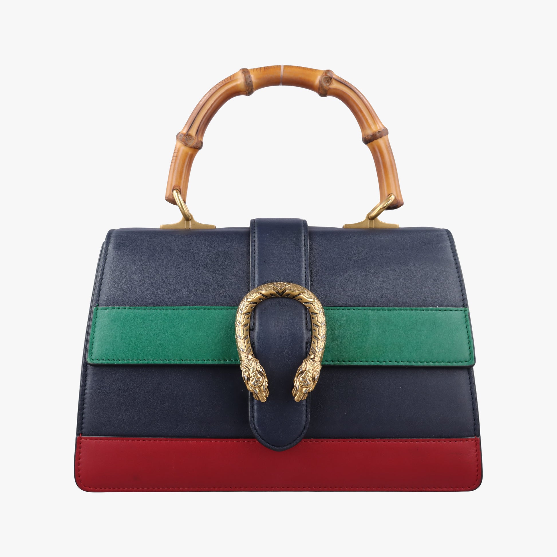 Dionysus Navy×green×red Leather 448075 A022030574ディオニュソス ネイビー×グリーン×レッド レザー 448075 A022030574