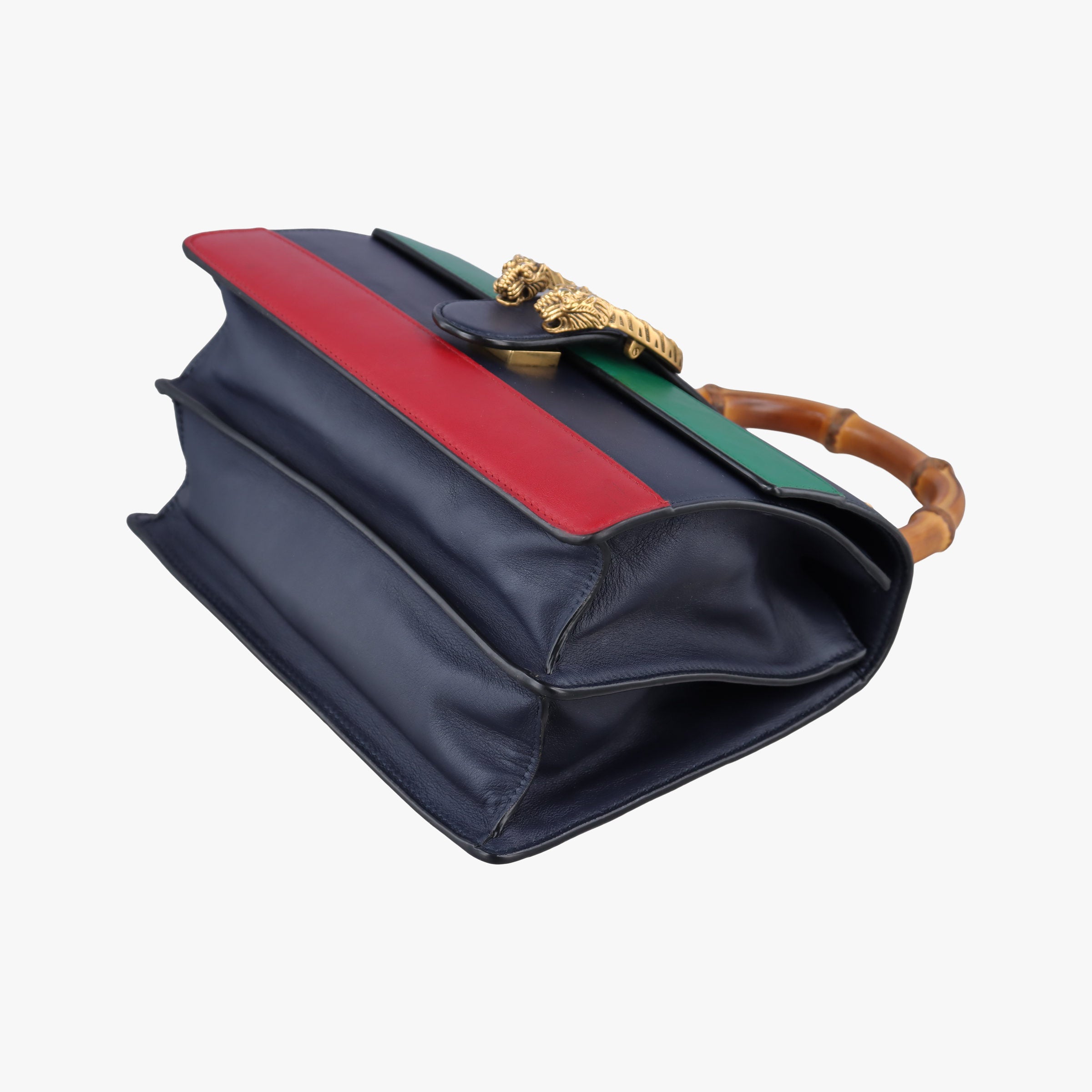 Dionysus Navy×green×red Leather 448075 A022030574ディオニュソス ネイビー×グリーン×レッド レザー 448075 A022030574