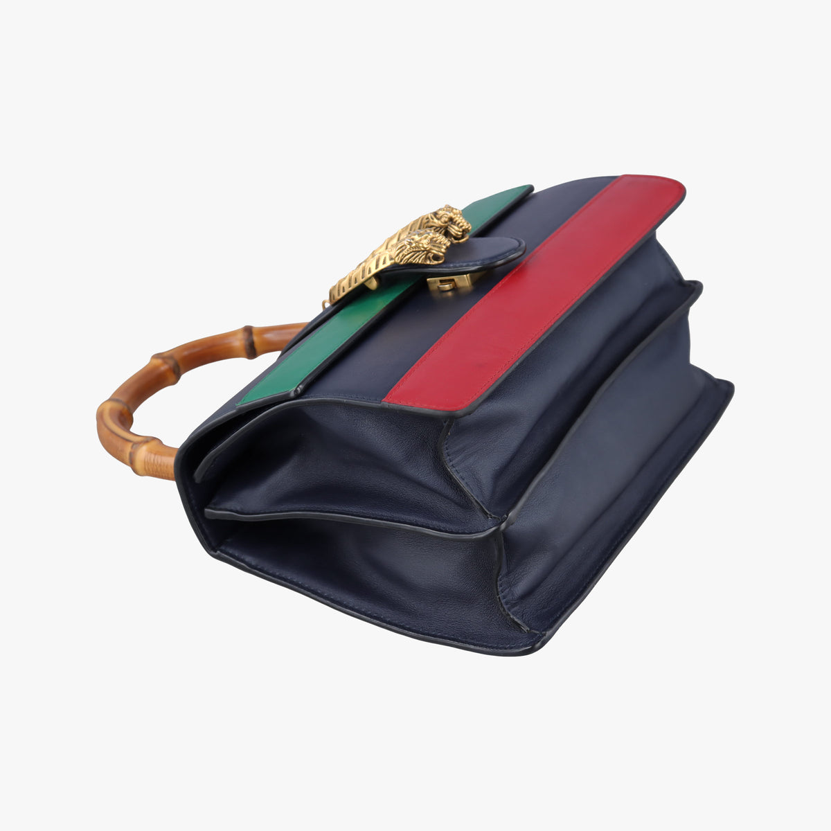 Dionysus Navy×green×red Leather 448075 A022030574ディオニュソス ネイビー×グリーン×レッド レザー 448075 A022030574