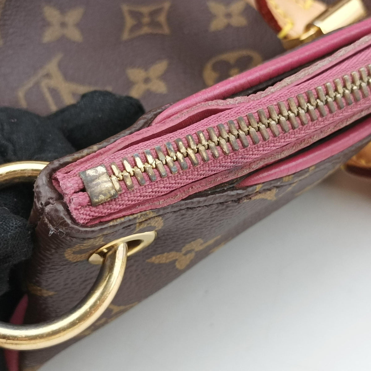 PALLAS brown×Rose Bruyere Monogram Canvas×calf leather M43705 CA4107パラス ブラウン×ローズブリュイエール モノグラムキャンバス×カーフレザー M43705 CA4107
