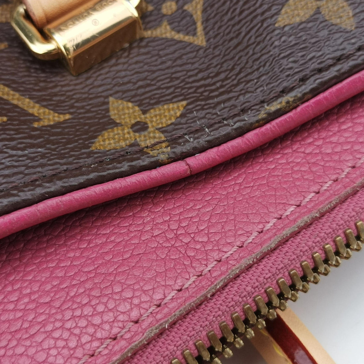 PALLAS brown×Rose Bruyere Monogram Canvas×calf leather M43705 CA4107パラス ブラウン×ローズブリュイエール モノグラムキャンバス×カーフレザー M43705 CA4107