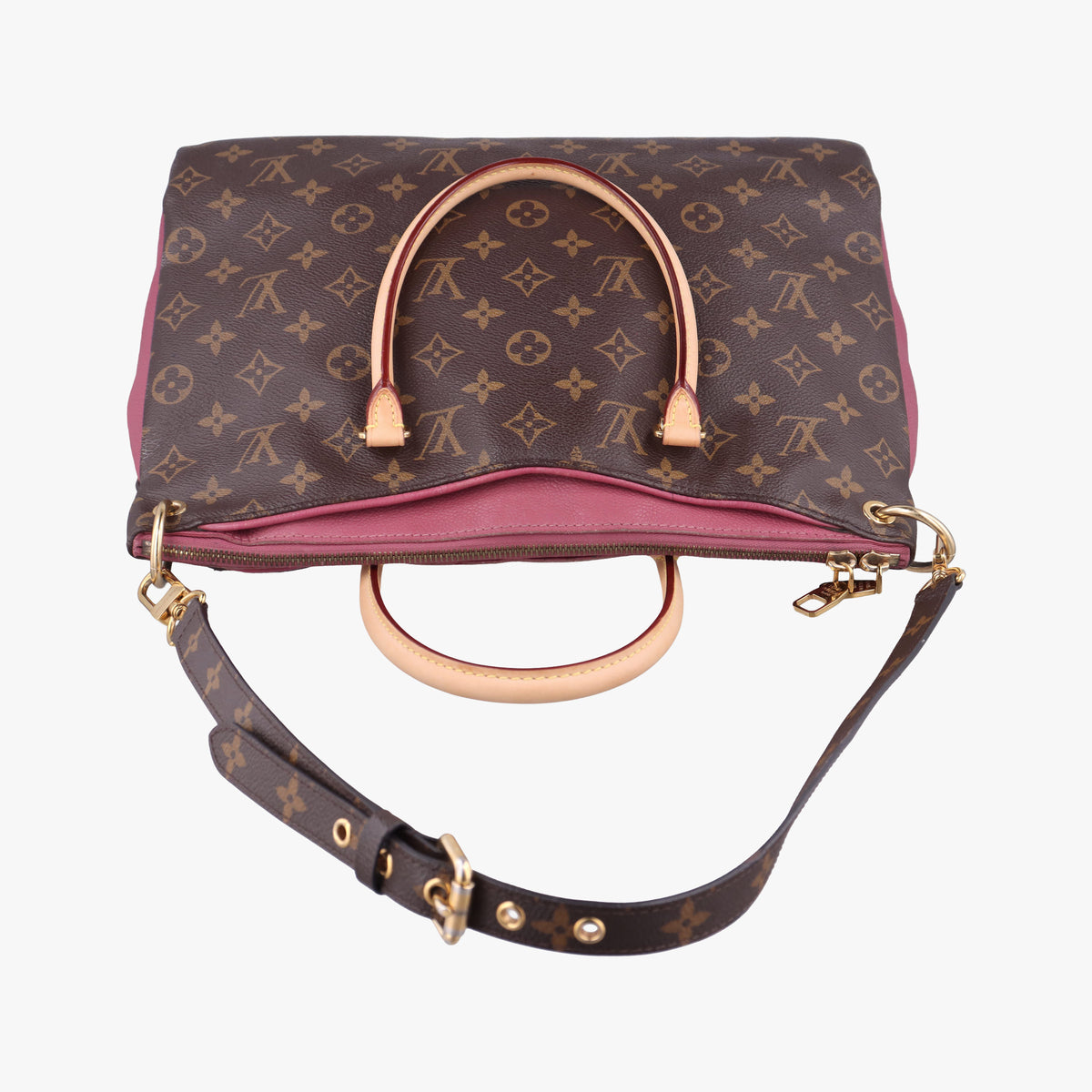 PALLAS brown×Rose Bruyere Monogram Canvas×calf leather M43705 CA4107パラス ブラウン×ローズブリュイエール モノグラムキャンバス×カーフレザー M43705 CA4107
