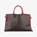 Popincourt PM Brown×Red Monogram canvas×calfskin leather M43433 NZ1138ポパンクールPM モノグラム/ブラウン×レッド モノグラムキャンバス×カーフレザー M43433 NZ1138