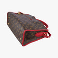 Popincourt PM Brown×Red Monogram canvas×calfskin leather M43433 NZ1138ポパンクールPM モノグラム/ブラウン×レッド モノグラムキャンバス×カーフレザー M43433 NZ1138