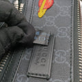 GG Supreme Courrier Messenger Black×Multicolour PVC coated canvas×Leather 547751 C026861426GGスプリーム クーリエ メッセンジャー ブラック×マルチカラー PVCコーティングキャンバス×レザー 547751 C026861426