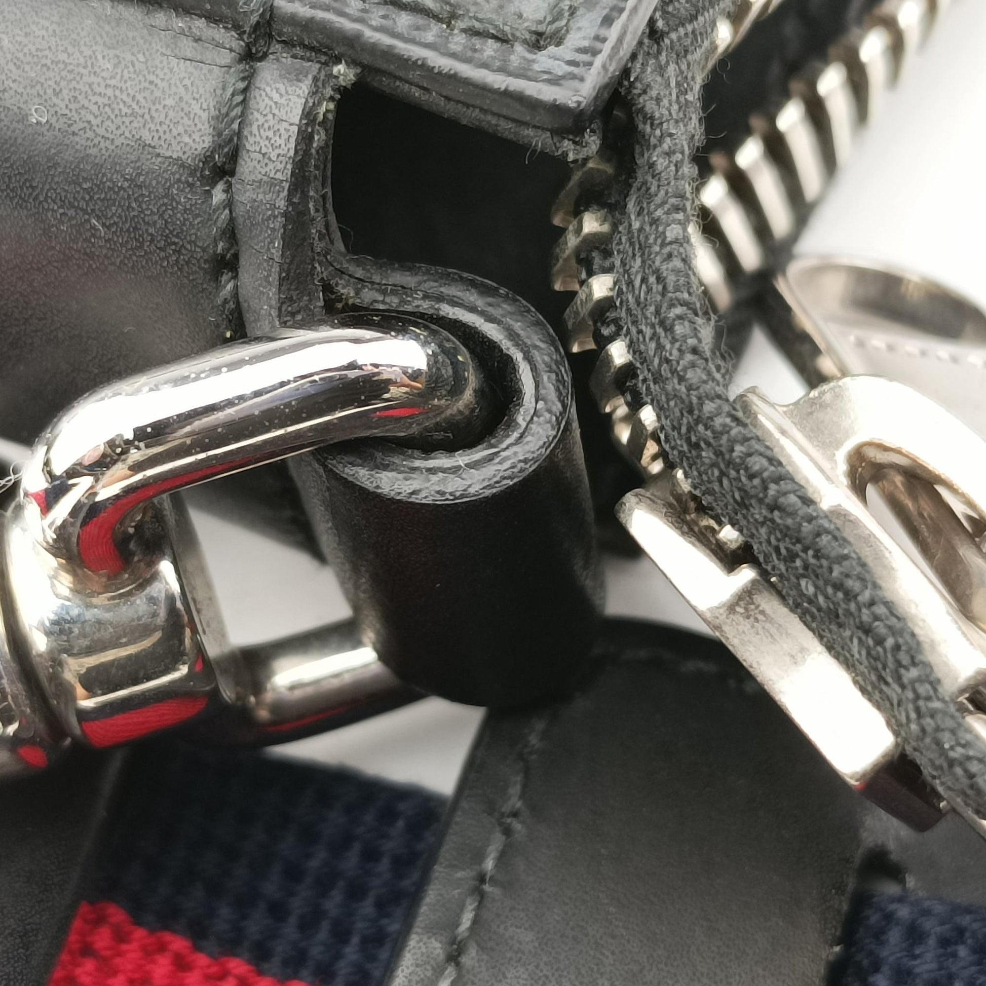 GG Supreme Courrier Messenger Black×Multicolour PVC coated canvas×Leather 547751 C026861426GGスプリーム クーリエ メッセンジャー ブラック×マルチカラー PVCコーティングキャンバス×レザー 547751 C026861426