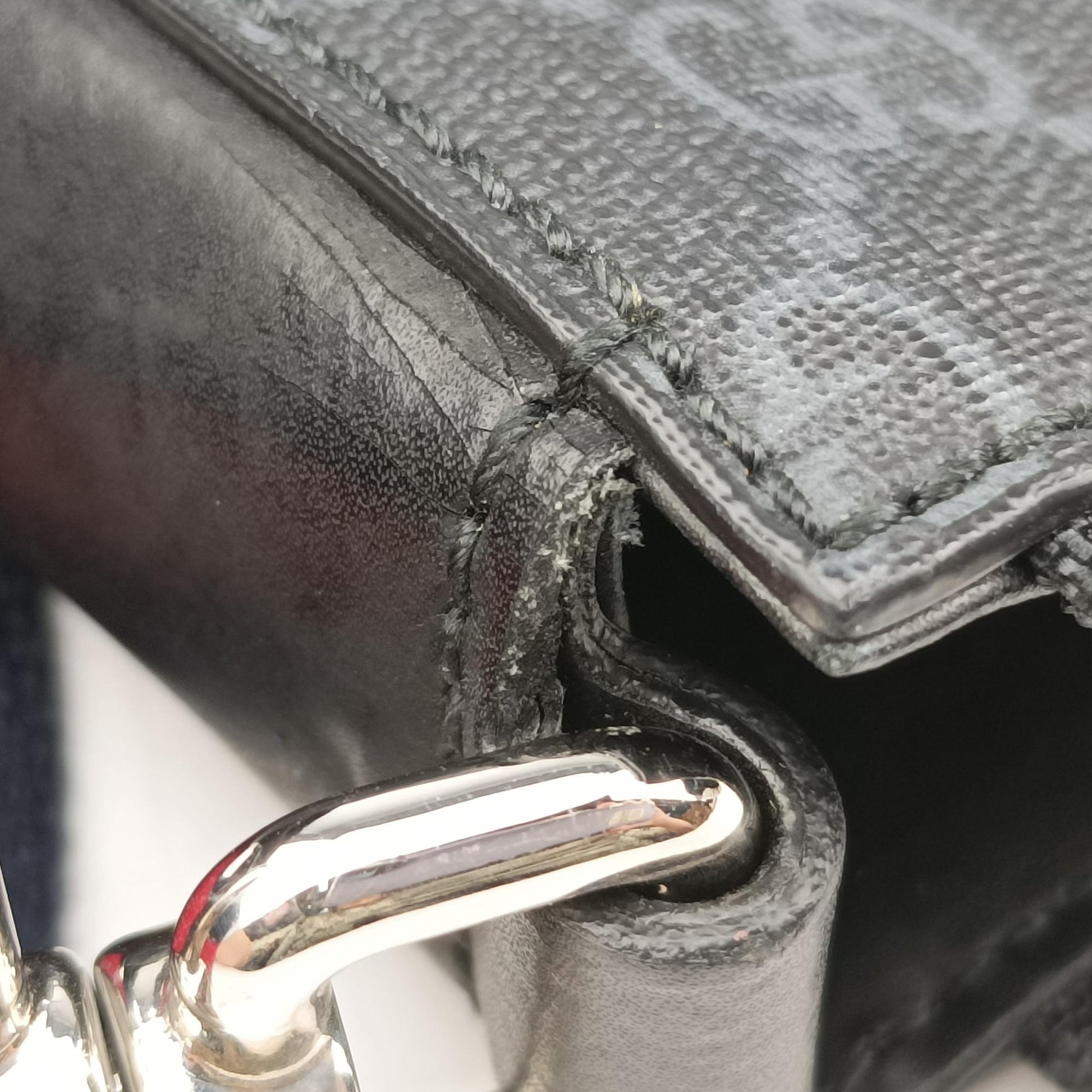 GG Supreme Courrier Messenger Black×Multicolour PVC coated canvas×Leather 547751 C026861426GGスプリーム クーリエ メッセンジャー ブラック×マルチカラー PVCコーティングキャンバス×レザー 547751 C026861426