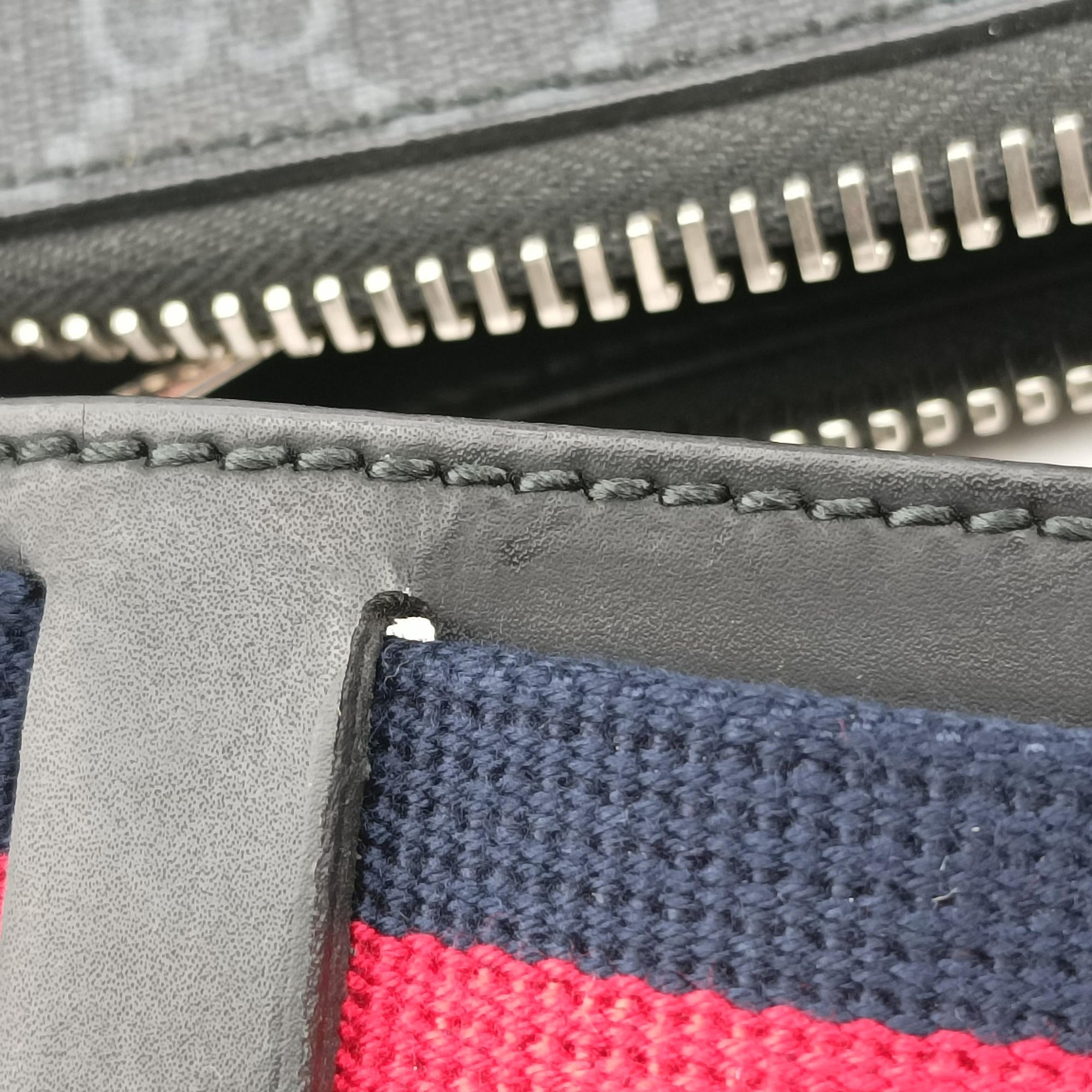 GG Supreme Courrier Messenger Black×Multicolour PVC coated canvas×Leather 547751 C026861426GGスプリーム クーリエ メッセンジャー ブラック×マルチカラー PVCコーティングキャンバス×レザー 547751 C026861426