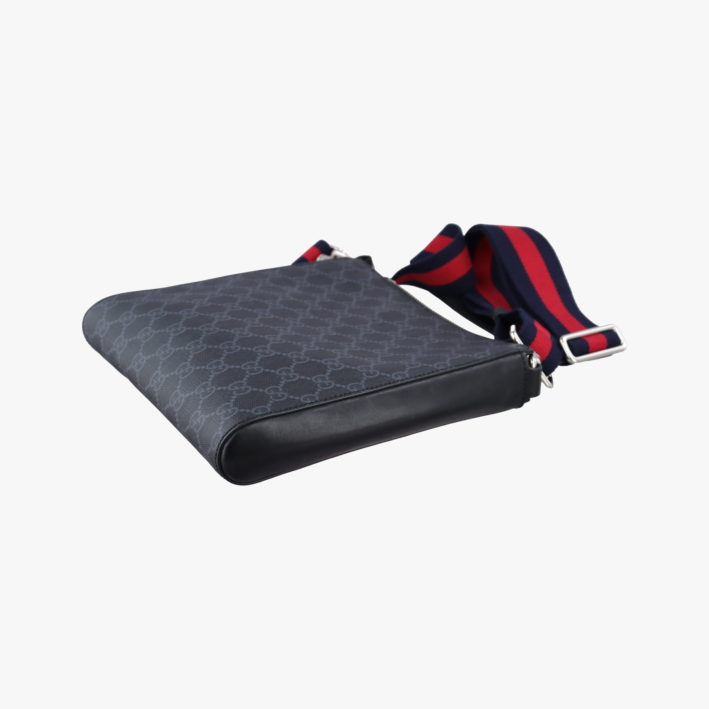 GG Supreme Courrier Messenger Black×Multicolour PVC coated canvas×Leather 547751 C026861426GGスプリーム クーリエ メッセンジャー ブラック×マルチカラー PVCコーティングキャンバス×レザー 547751 C026861426