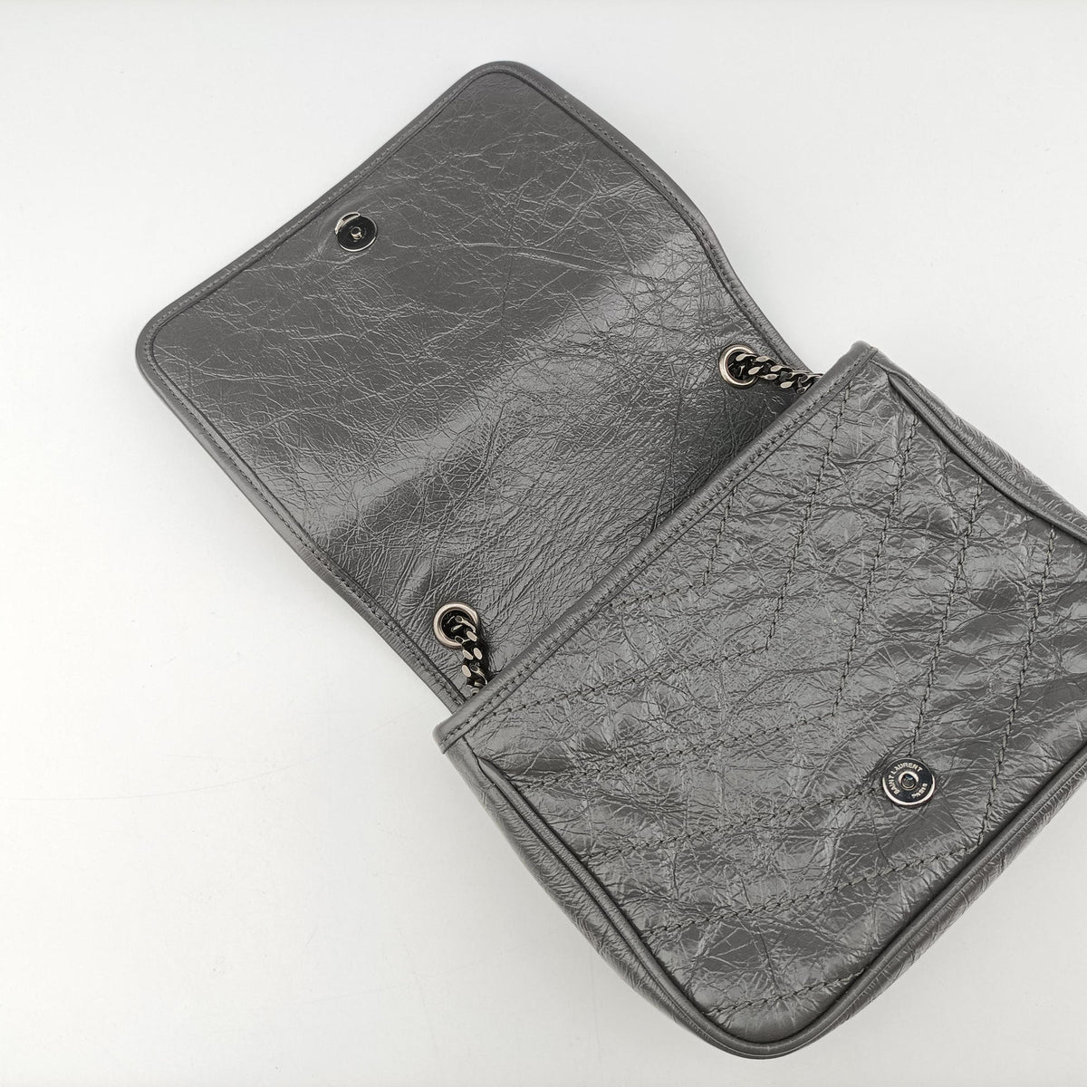 Niki Grey Leather 583103 INN583103.0619ニキ グレー レザー 583103 INN583103.0619