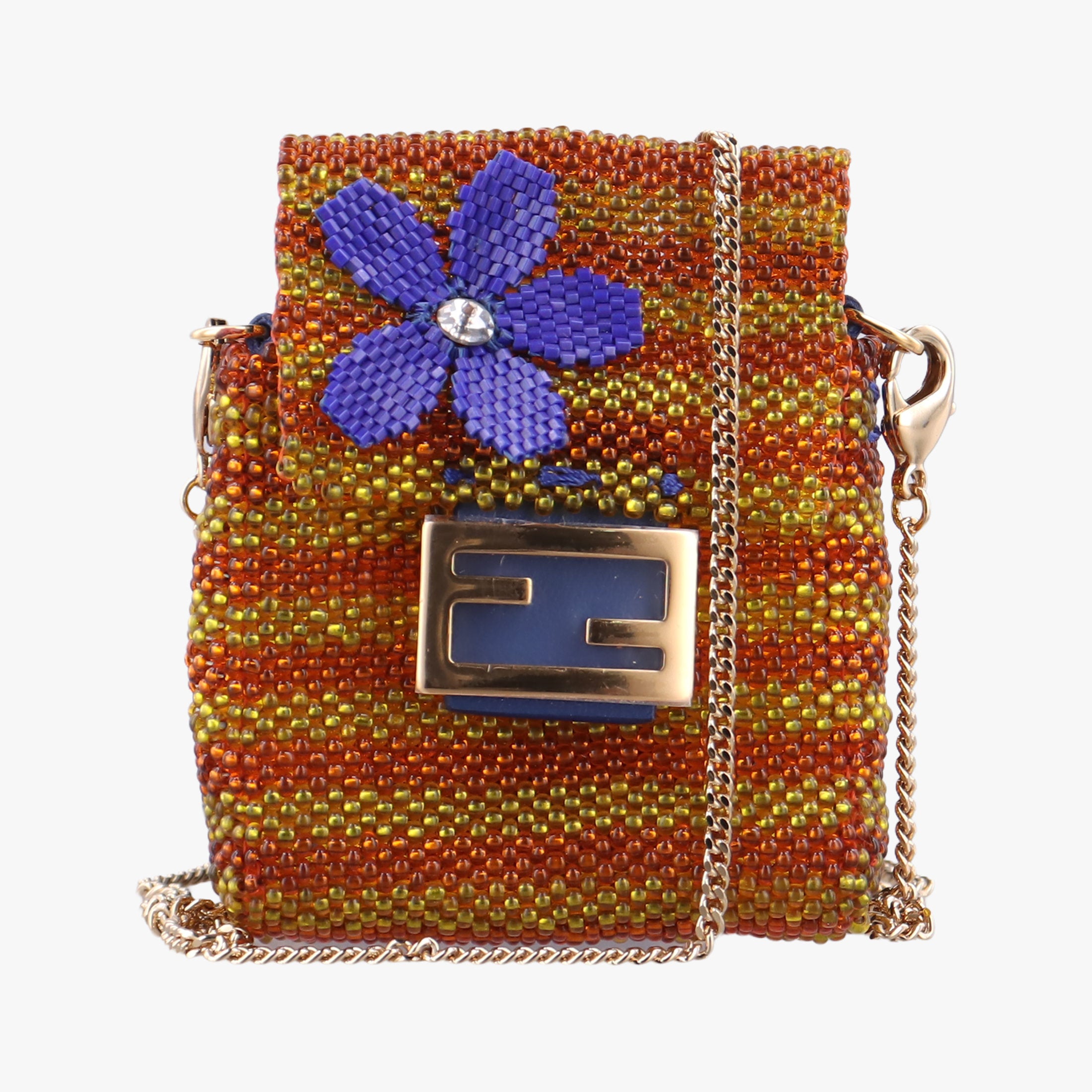 AirPods case Mini Pico Baguette Orange Beaded AirPodsケース ミニ ピコ バゲット オレンジ ビーズ 