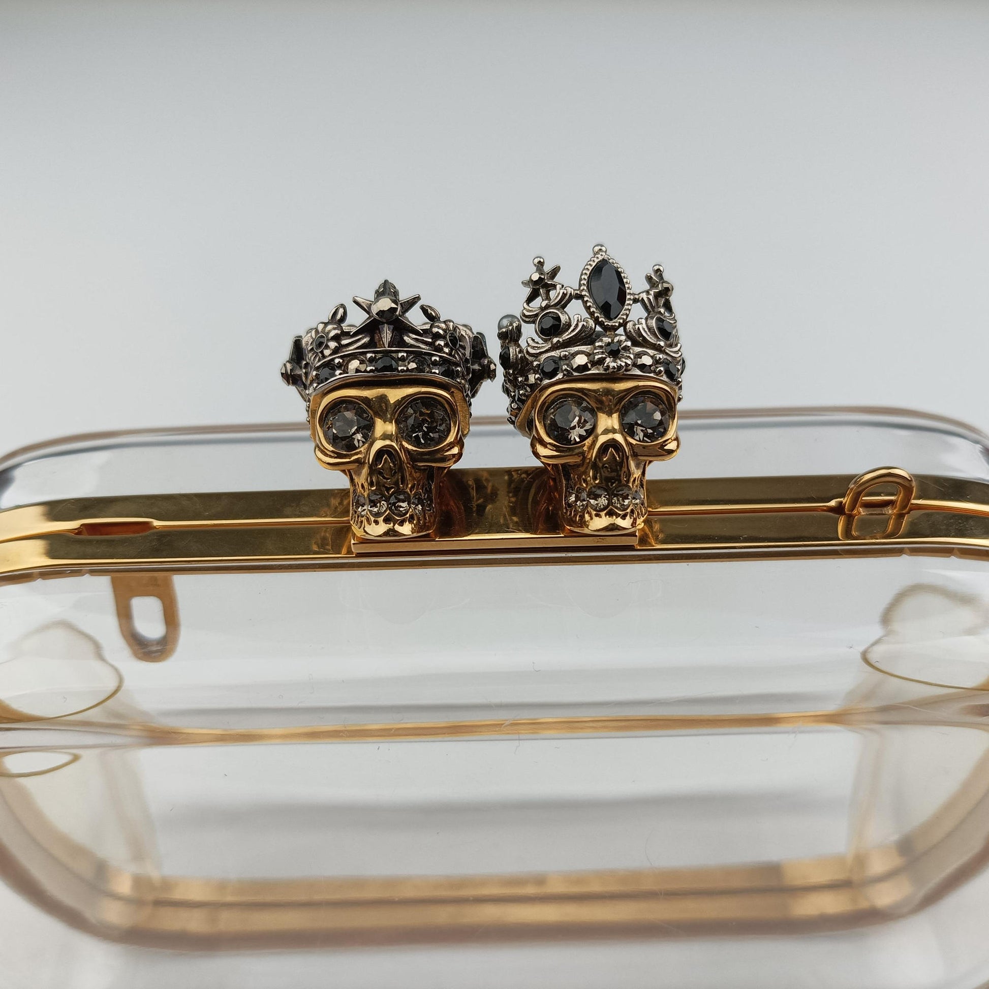 King and Queen ClutchTransparentPlexiglassキング＆クイーン クラッチトランスペアレントプレキシグラス