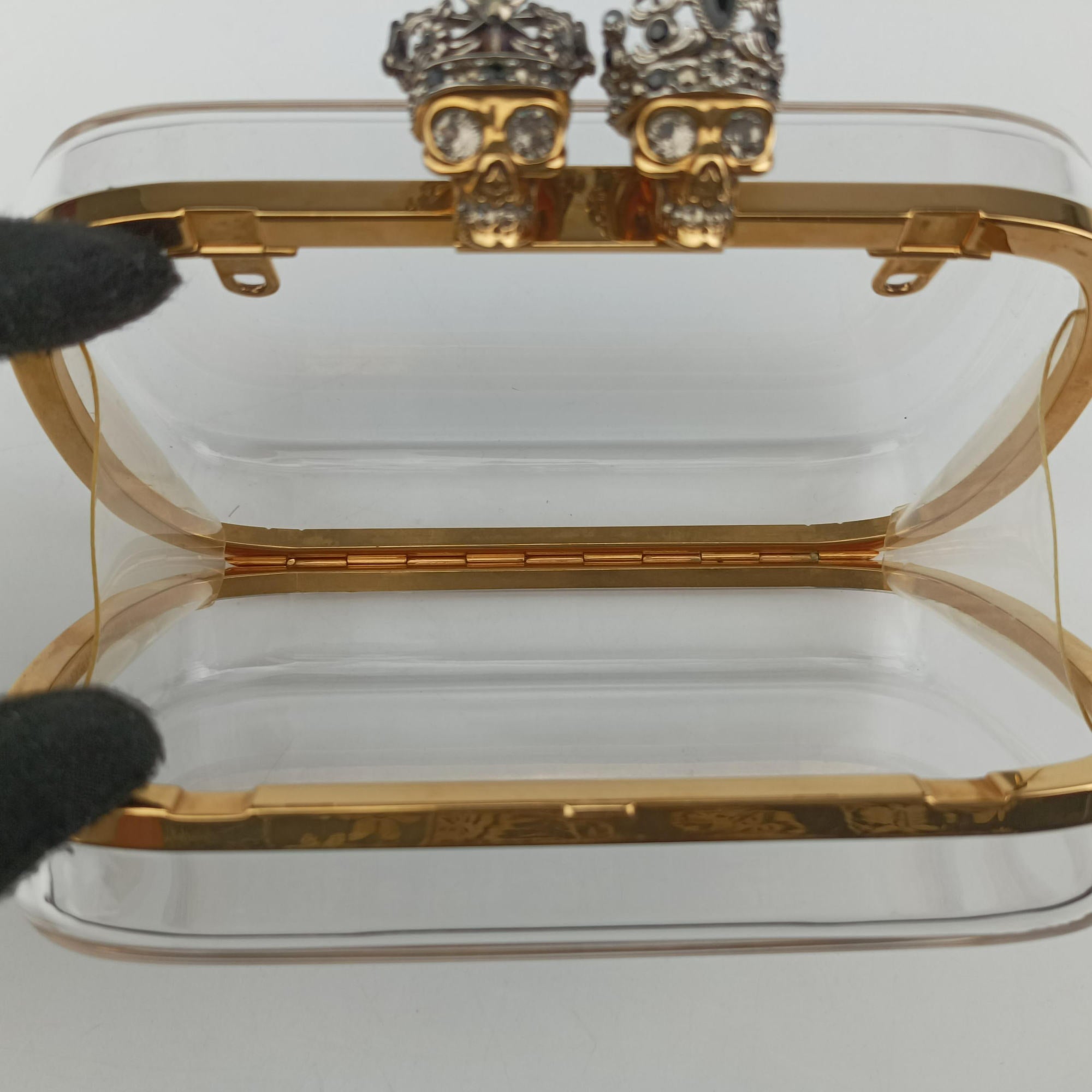King and Queen ClutchTransparentPlexiglassキング＆クイーン クラッチトランスペアレントプレキシグラス