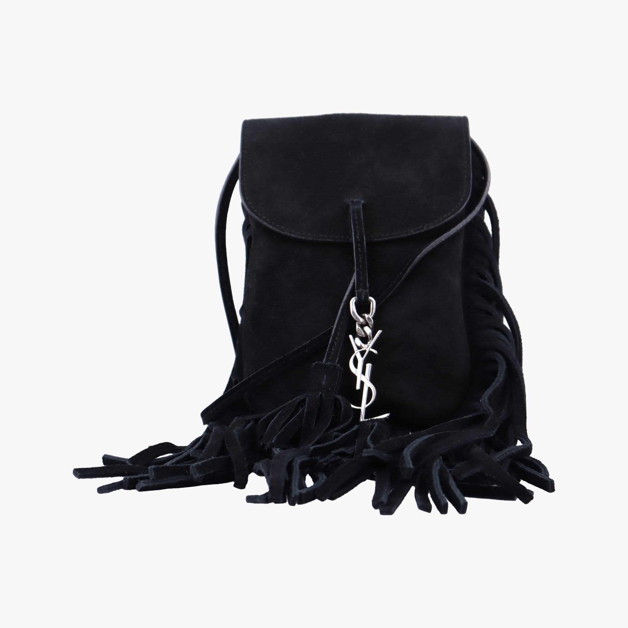 fringe Black Suede 425145 GUE425145.0116フリンジ ブラック スエード 425145 GUE425145.0116