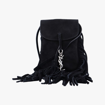 fringe Black Suede 425145 GUE425145.0116フリンジ ブラック スエード 425145 GUE425145.0116
