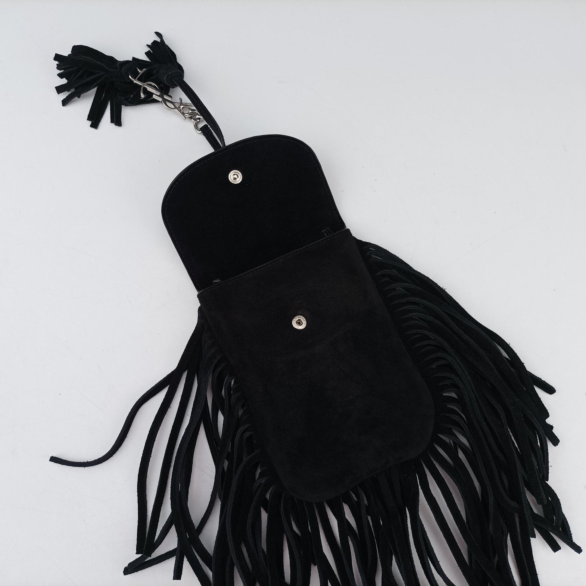 fringe Black Suede 425145 GUE425145.0116フリンジ ブラック スエード 425145 GUE425145.0116