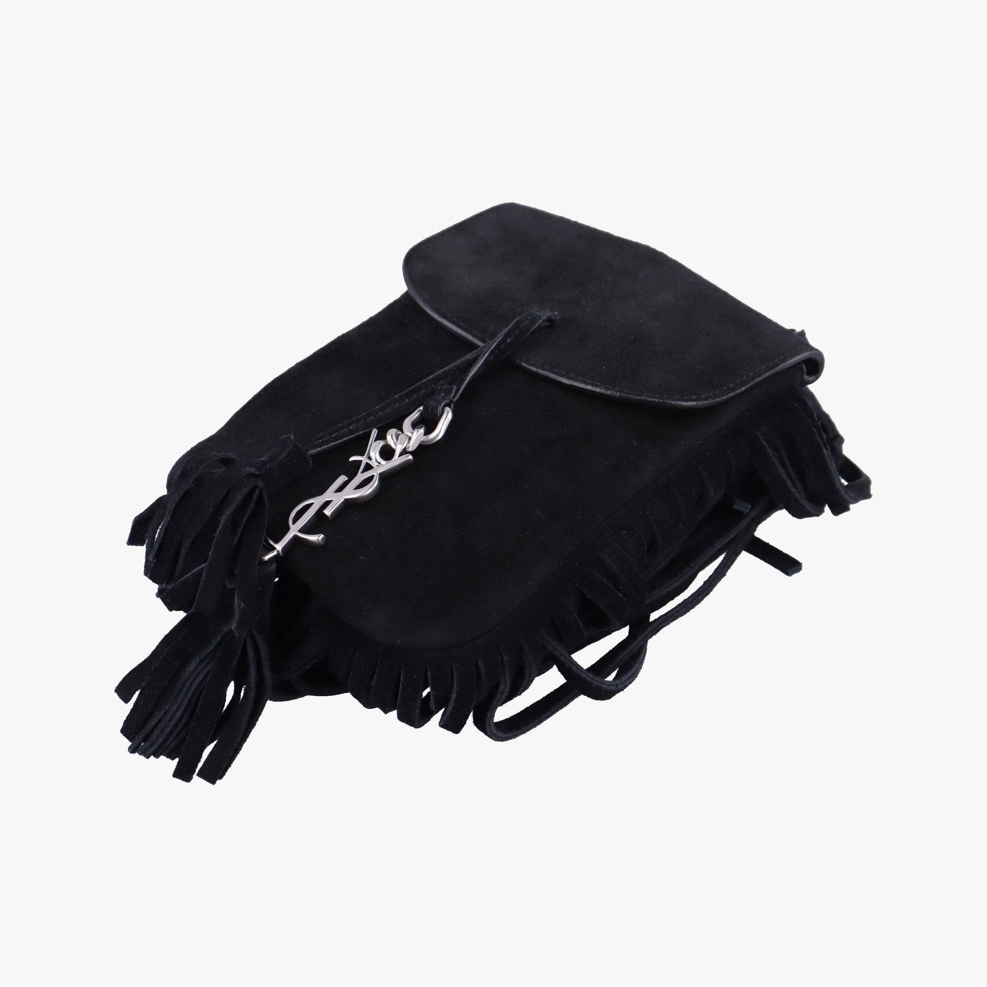 fringe Black Suede 425145 GUE425145.0116フリンジ ブラック スエード 425145 GUE425145.0116