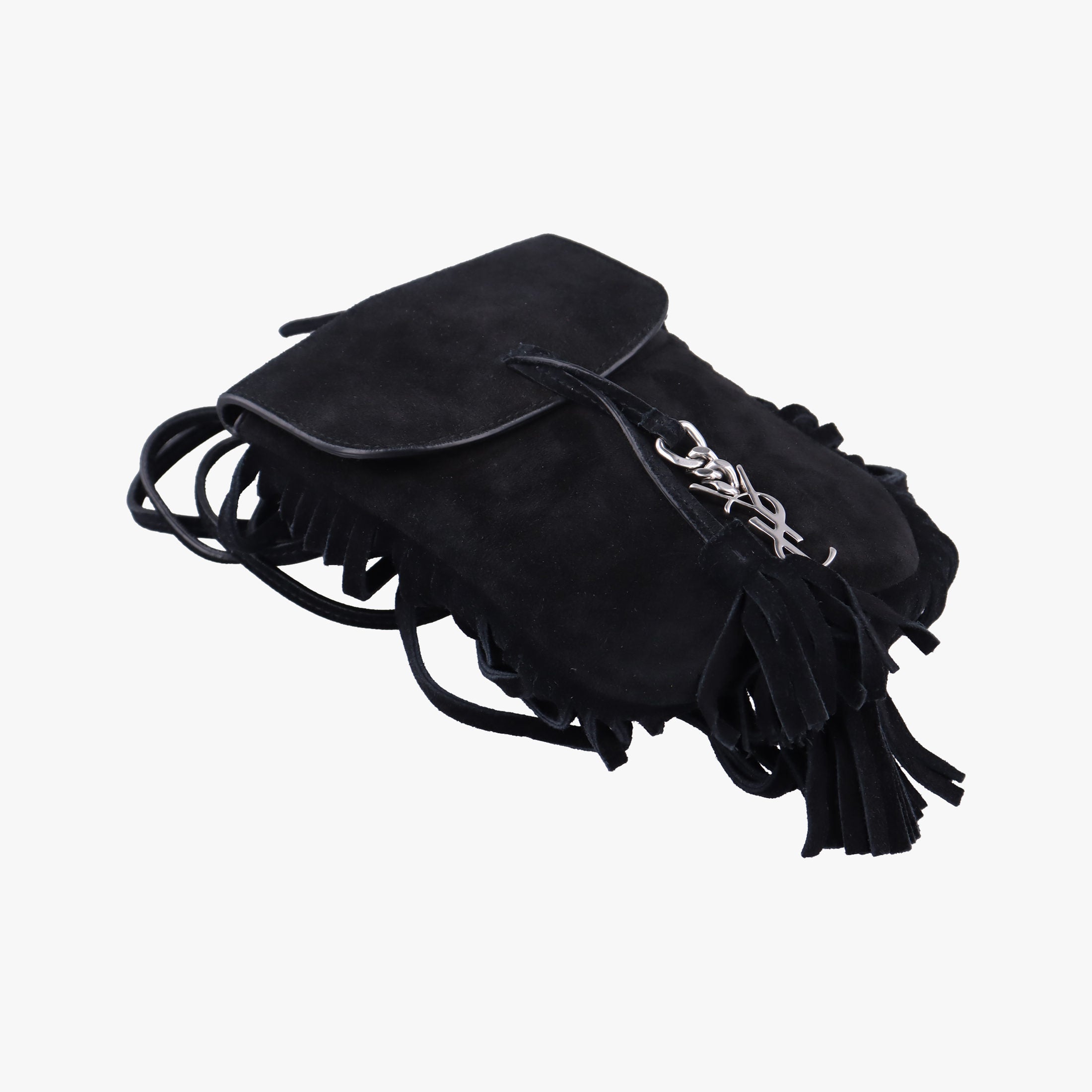 fringe Black Suede 425145 GUE425145.0116フリンジ ブラック スエード 425145 GUE425145.0116