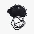 fringe Black Suede 425145 GUE425145.0116フリンジ ブラック スエード 425145 GUE425145.0116