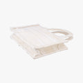 Book Tote Mini White canvas 50-MA-0220ブックトート ミニ ホワイト キャンバス 50-MA-0220