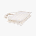 Book Tote Mini White canvas 50-MA-0220ブックトート ミニ ホワイト キャンバス 50-MA-0220
