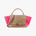 Trapeze Small Beige×rose Leather W-GM-0174トラペーズスモール ベージュ×ローズ レザー W-GM-0174