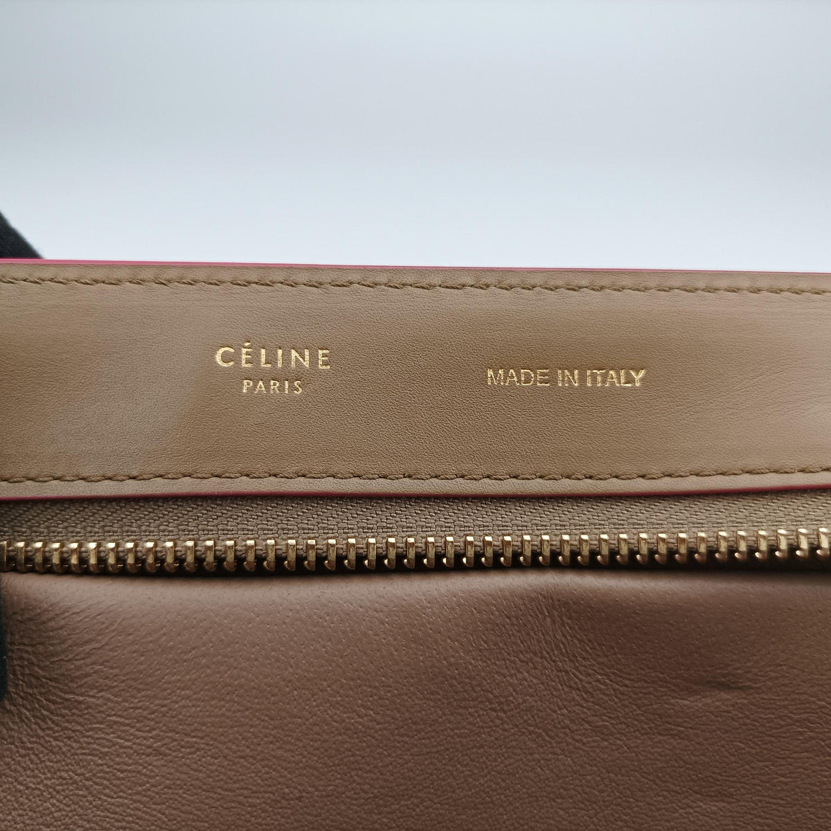 Trapeze Small Beige×rose Leather W-GM-0174トラペーズスモール ベージュ×ローズ レザー W-GM-0174