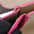 Trapeze Small Beige×rose Leather W-GM-0174トラペーズスモール ベージュ×ローズ レザー W-GM-0174