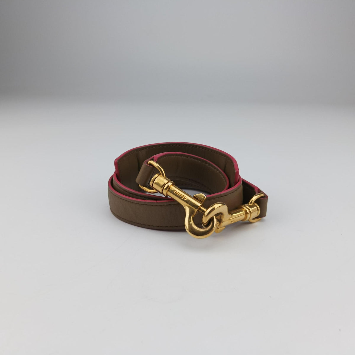 Trapeze Small Beige×rose Leather W-GM-0174トラペーズスモール ベージュ×ローズ レザー W-GM-0174